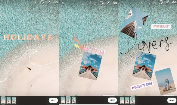 How to Add Two Picture on One Instagram Story