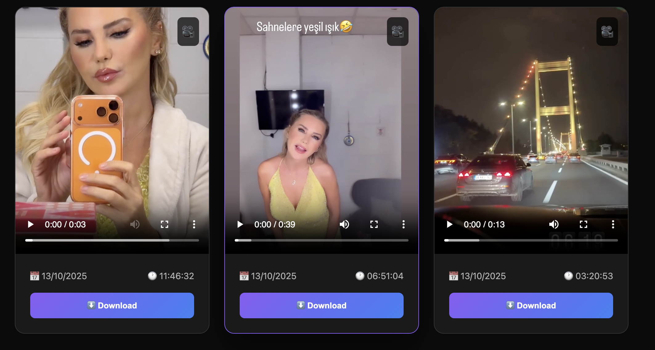 Watch and Save Highlights Anonymously